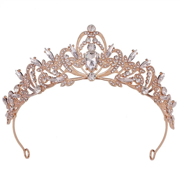2023 Newest Design Metal Crown Party High Quality Tiara Crown For Girls Party